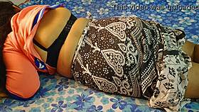 naughty desi wife sneaks hotel fun with lover ripping skirt for hardcore ass pounding