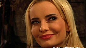 Busty slave tied and branded by mistress! 😈🔥