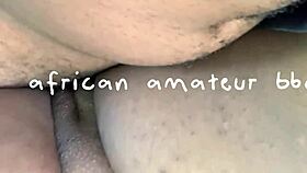 ebony mature babe takes big black cock in amateur bedroom session