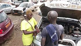 can his long cock make you squirt in garage ass