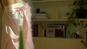 glamorous sky bri slips silk lace off big natural tits in teasing reveal