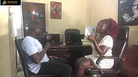 pornstar morez bends over for monster cock interview fuck