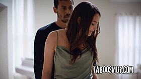 Cheating wife fucks lover rough while chatting husband on phone