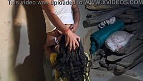 tamil couple sneaks quick raw fuck in hidden spot