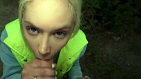 i fuck tight pussy blonde jogger publicly for cash pov