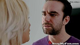 gold digger milf sara st clair fucks for silence!