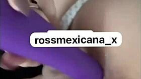 rossmexicana slides that dildo deep inside loving every thrust like a hot latina firecracker