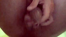 Guy's stretched ass fisted by two sandals unleashes massive squirting orgasm explosion