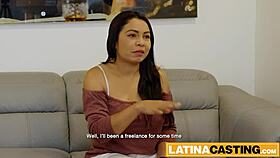 amateur latina big booty slut pussy destroyed in rough fake audition