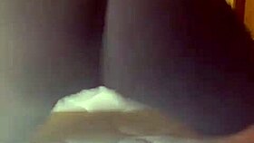 Skinny ghetto freak gets fucked creamy in homemade action