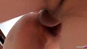 Skinny Japanese teen Marica Hase flashes pussy then fucks stranger outdoors in risky garden creampie jav