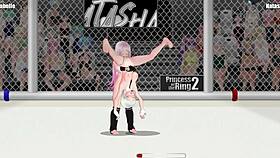 Princess of the Ring 2 delivers intense CATFIGHT wrestling clash Isabel vs Natasha street style