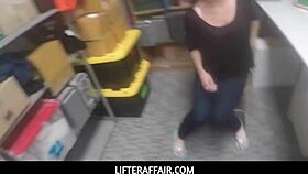 Hey officer, punish this obedient shoplifter penelope reed roughly in the backroom now