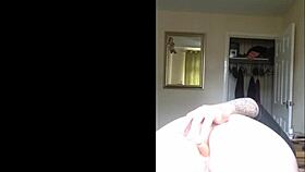 Teen slut rams huge dildo deep in tight 18+ ass solo pounding