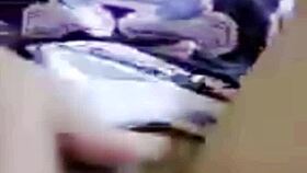 Asian beauty cums twice on video call sex with aisagirl pov handjob