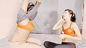 omg me n busty babe havin insane threesome session uttaran20