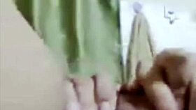 Asian beauty cums twice on video call sex with aisagirl pov handjob