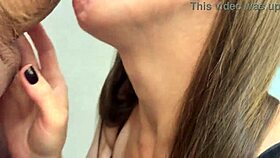 russian amateur milf gets fucked twice in homemade creampie with english talk subtitles