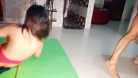 Desi slut rides cock deep in tight pussy then takes facial cumshot rumpa21