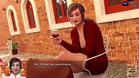 playing photo hunt with big tit ebony milf leads to outdoor titty fuck cumshot