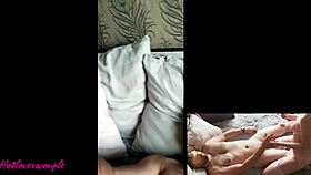 girl ties up friend jerks him off to massive orgasm explosion