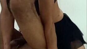 Ouch, feel that intense strapon pain as she dominates him hard with no mercy 😩🔥