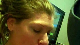 Divinity Delivers Epic Deepthroat for Thick Cum Covered Facial Blast