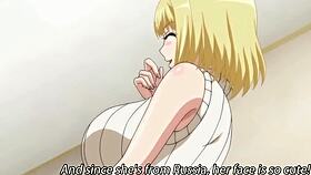 Bent over Russian blonde rides big cock to creampie in doggystyle bliss