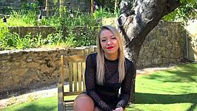 ashley gulps down thick cock deep