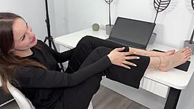 Cute Brunette's Tight Pussy Overflows with Raw Passionate Hardcore Thrusts