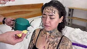 i'm your puke and piss whore aradia begging for merciless anal throat pounding rough