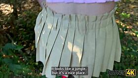 Hey boyfriend, watch me get picked up and fucked outdoors in the forest by this guy.