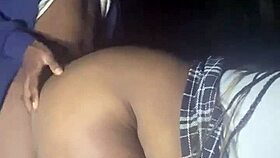 check out this sexy bbw sucking dick then fucked hard in dark forest