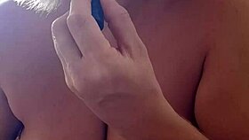 big natural tits mature in lingerie masturbates her huge pussy lips solo