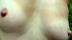 damn naked milf teases perfect body outdoors foot fetish!