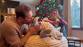 santa obsesses over housewife's bare toes and feet lick