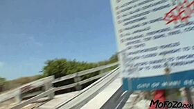 brunette model gulps down cum after rough daddy deepthroat throatpie session