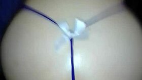 bent over in lingerie and stockings begging for doggystyle?