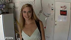 that sexy blonde teen rides hard cock in her tight pussy loving every thrust