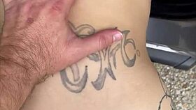 busty petite hooker public fuck swallows huge cum load