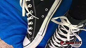 cassandra cain orders you to worship and clean her dirty sneakers