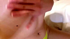Watch This Russian Brunette's Dirty Talk Masturbation Frenzy!