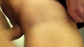 laura's shaved milf ass and pussy get hardcore anal fucked public pickup style