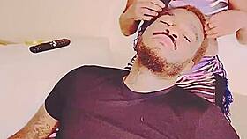 hey check out this ebony goddess and tatted king going at it with monster black cock action