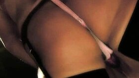 a stunning beauty in heels reunites with her lively friend for playful hangout