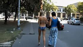 blue angel parades body paint nude through crowded public streets