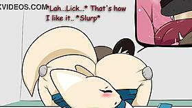 I'm obsessed with Fenneko and Haida's steamy office anal fuck fest