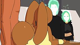 lovely lopunny schoolgirl deepthroats big black cock 🍆💦 interracial fun!