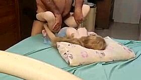 Blonde Hottie Craves Older Stud Making Her Squirt Hard