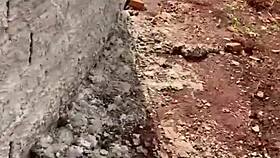 Cute latina teen sneaks out after school for public anal fuck with horny construction worker